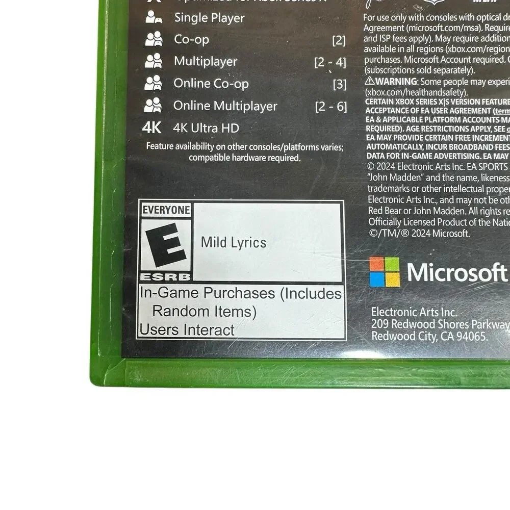 XBox Series X Madden & College Football 25 Video Game Lot EA Sports
